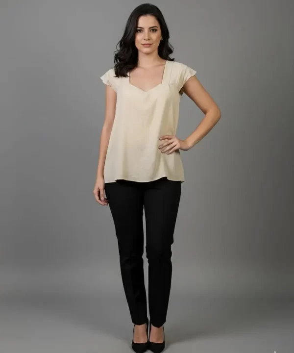 BLUSA COM BOJO OFF ALÇA PLISSADA- RTA